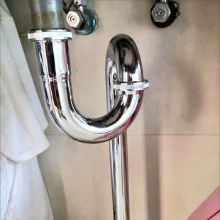 落水管台盆下水管墙排S弯加厚P弯下水器防臭洗手盆面盆不锈钢