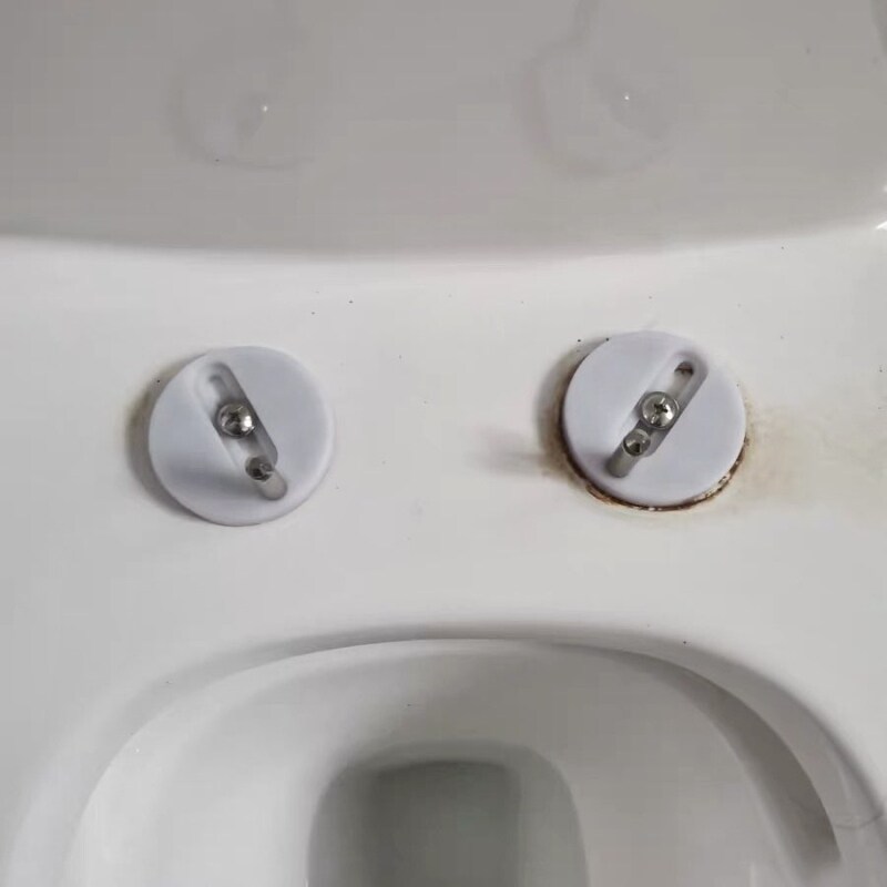 固定螺丝坐便器连接盖板膨胀螺栓盖子配件卡扣通用马桶盖组合