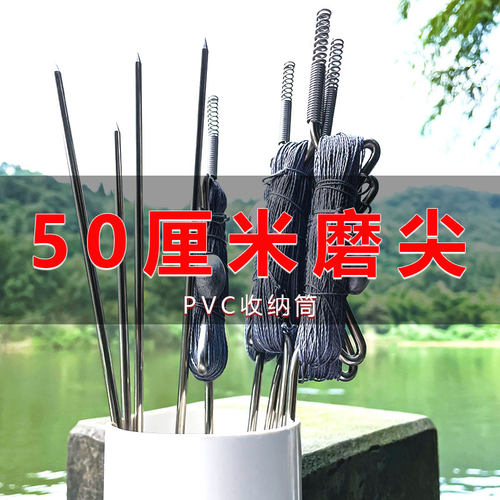 50厘米磨尖不锈钢地插