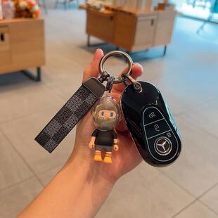 2026款 版 E300L时尚 运动型豪华壳男扣包 奔驰E级车钥匙套E260L经典