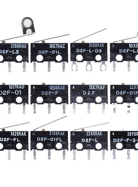 欧姆龙行程微动开关D2F-L L2 L3 01L L-D3 01FL-T D D2F-F-3-7 A1