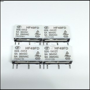 012 024 1H12T 宏发继电器HF49FD 24VDC 1H11T 005 1H12 原装 1H11