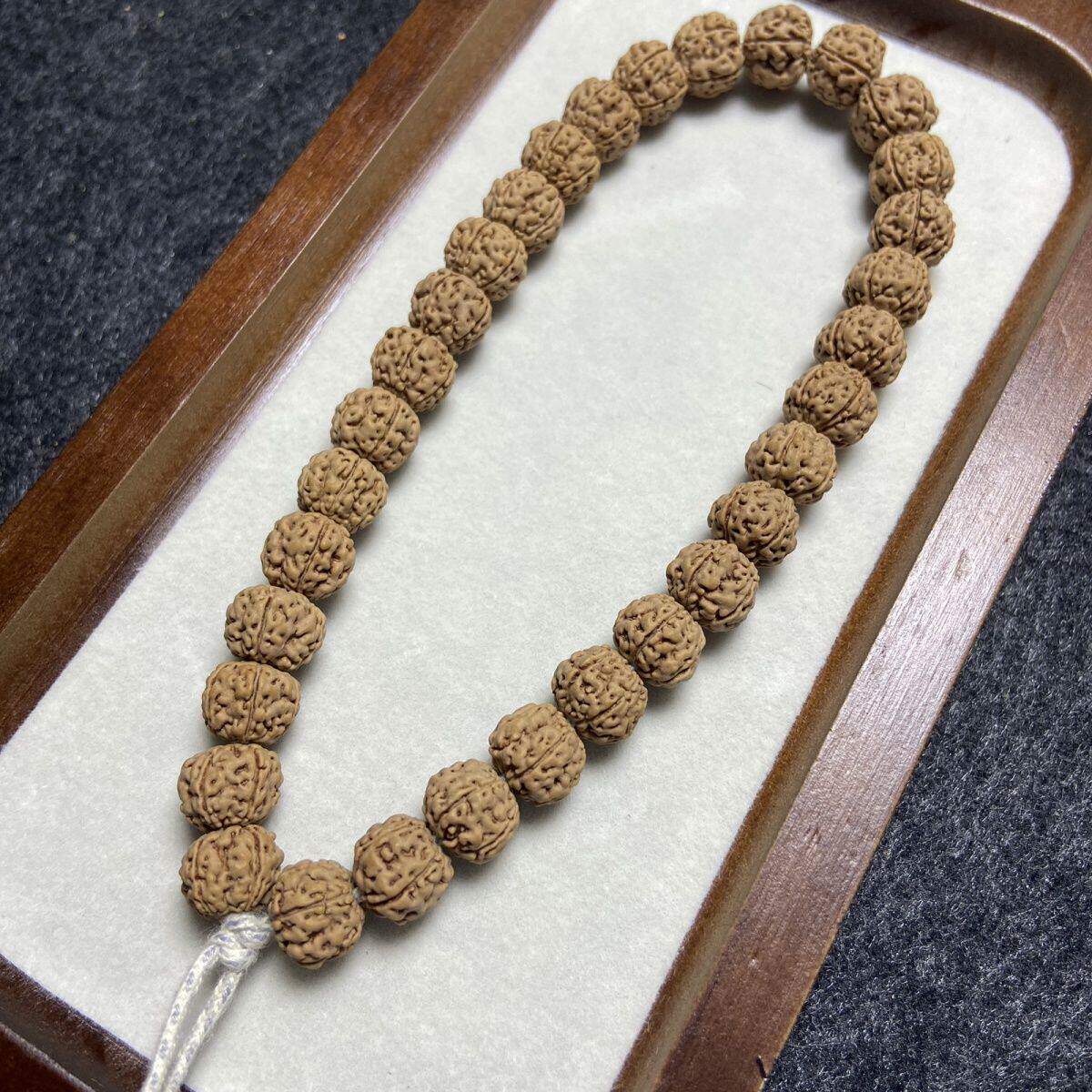 【精品蜂王】原生态天然平头平尾小金刚蜂窝菩提文玩精品男女手串