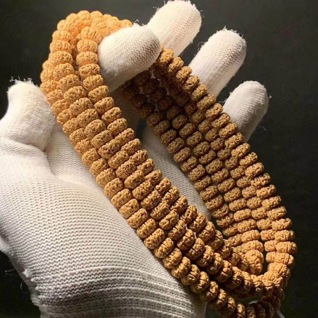 航母小金刚菩提原籽108颗手串男女飞碟矮桩粗筋爆肉树王佛珠手链
