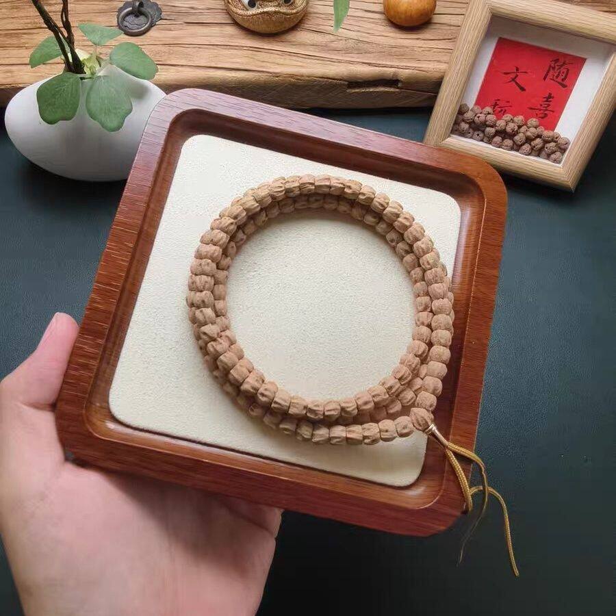 天然精选柏香籽百香子108颗藏式长串精品原色手链菩提文玩念佛珠