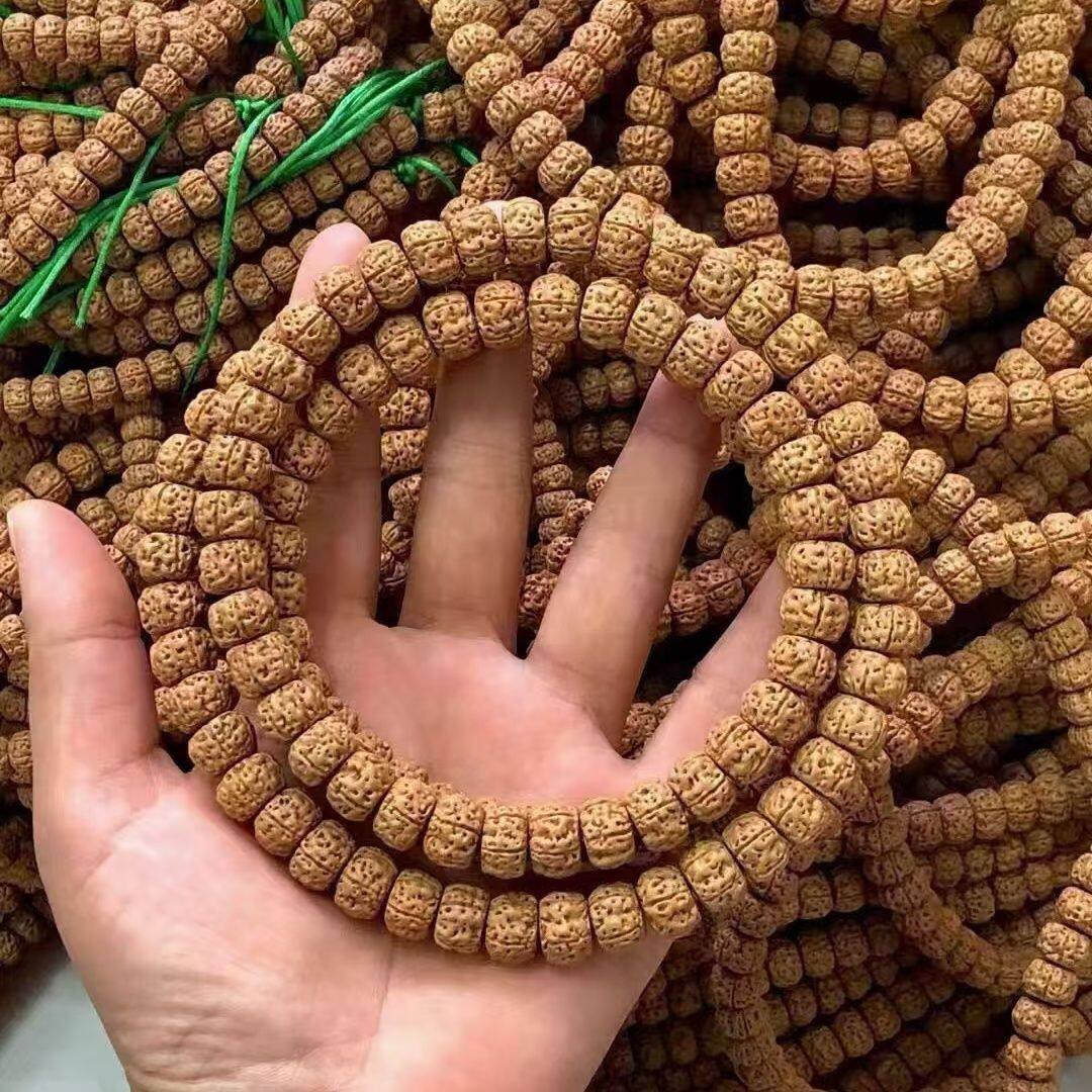 藏式小金刚菩提108颗金刚菩提原生态核桃金刚学生盘玩紫金鼠手串