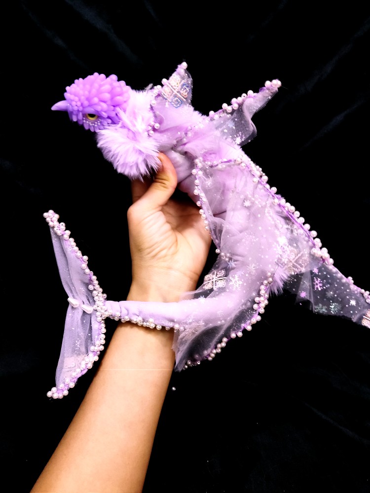 现货幻想生物手作玩偶可动兽设玩偶艺术家玩偶 山海经鰼鰼鱼道具