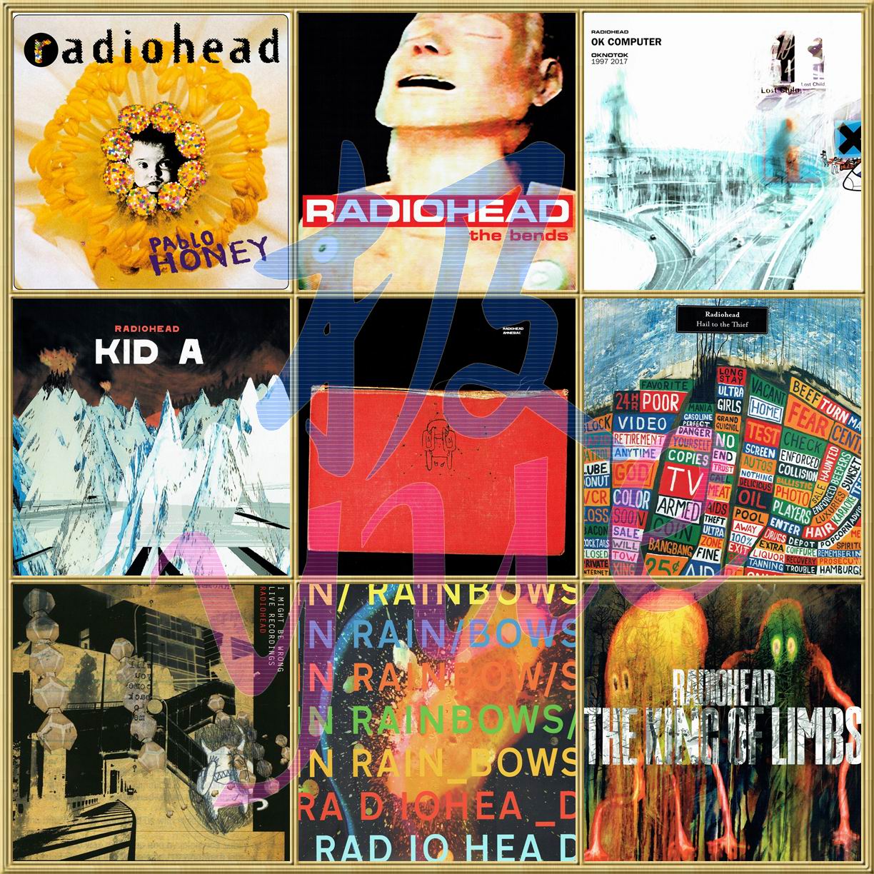 【极yue无损音源】Radiohead电台司令分轨18专+16部DVD视频 Hires