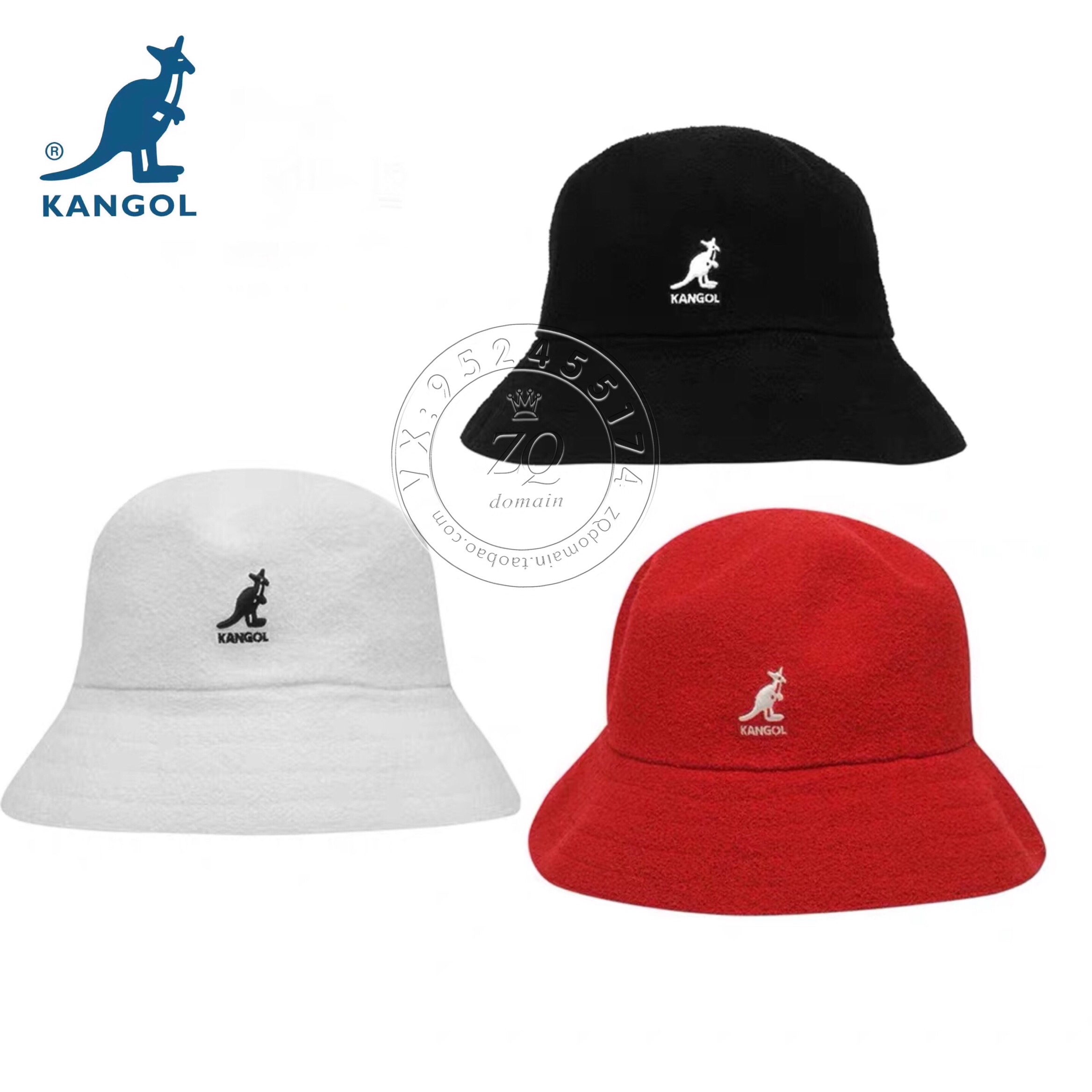 袋鼠毛巾渔夫帽男女通用盆帽街头春夏平顶