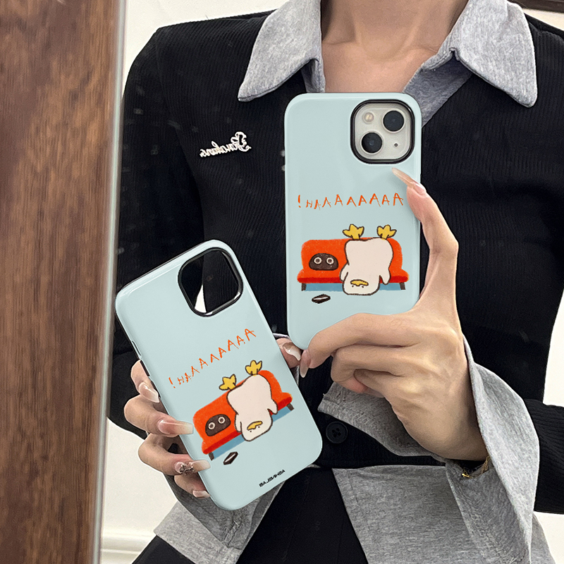 Apple苹适用苹果14猫面包手机壳