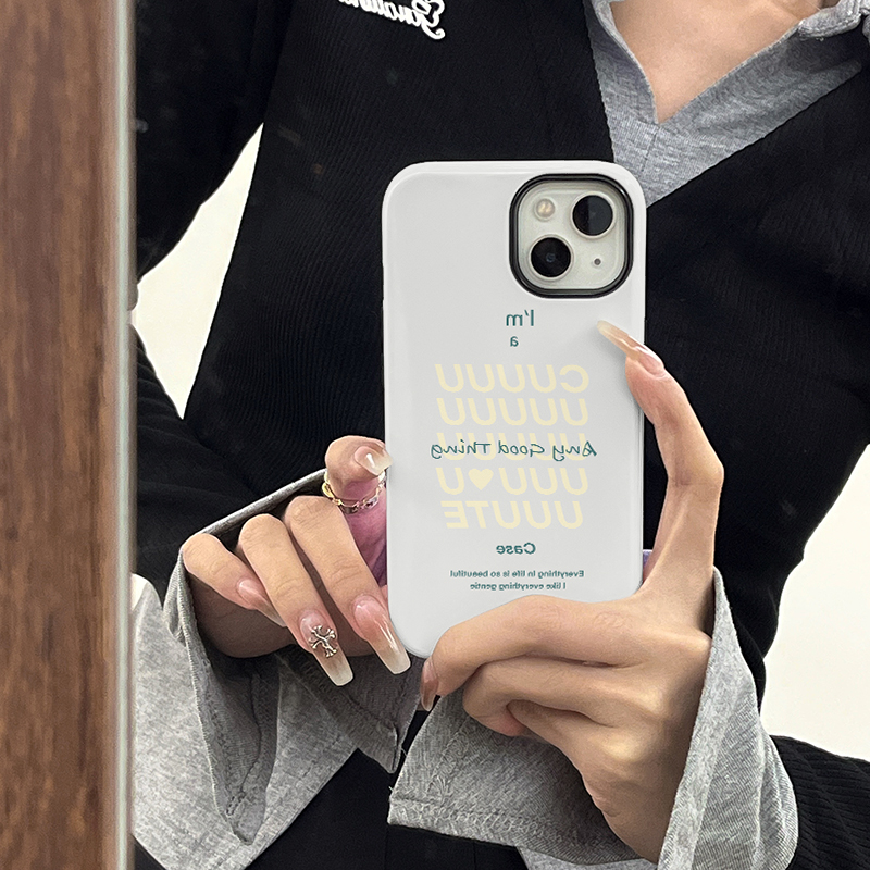 Apple苹果适用苹果15字母手机壳