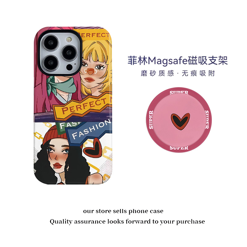 菲林苹果手机壳欧美女孩