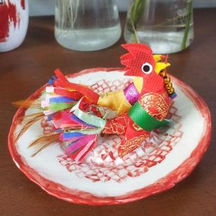 打春鸡迎春鸡手工材料包迎春鸡打春鸡纯手工缝制 立春孩子戴在帽