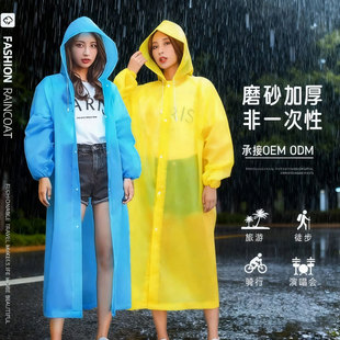 特厚牛筋雨衣加厚成人采茶农耐磨防暴雨水全身雨披帽子带电动车外