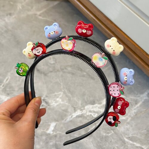 儿童卡通发箍可爱立体水果压发卡