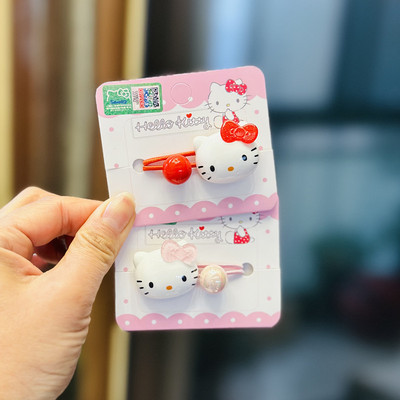 凯蒂猫双头皮筋儿童头饰品女日韩