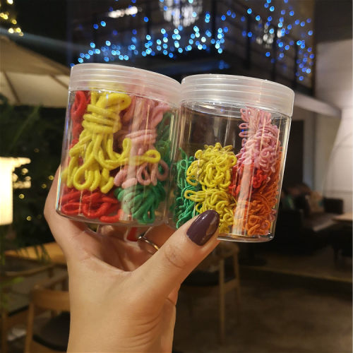 手工绕线圈儿童皮筋瓶装留芳不伤