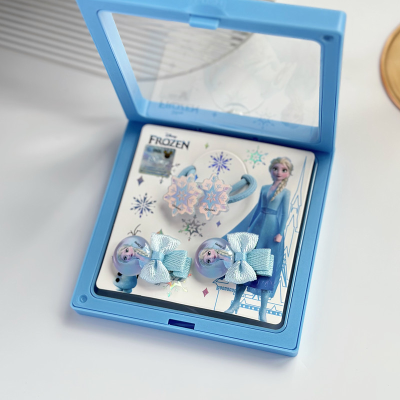 冰雪公主盒装头饰发饰发夹子套装