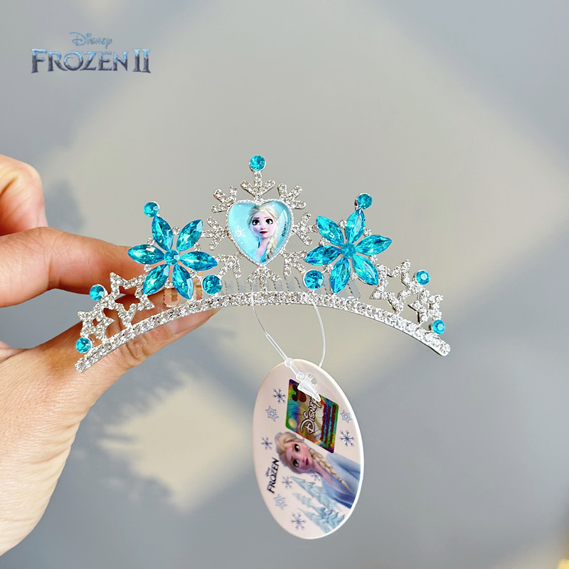 冰雪奇缘女儿童皇冠发梳王冠插梳