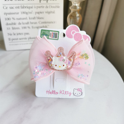 发夹蕾丝日韩皇冠蝴蝶结发饰