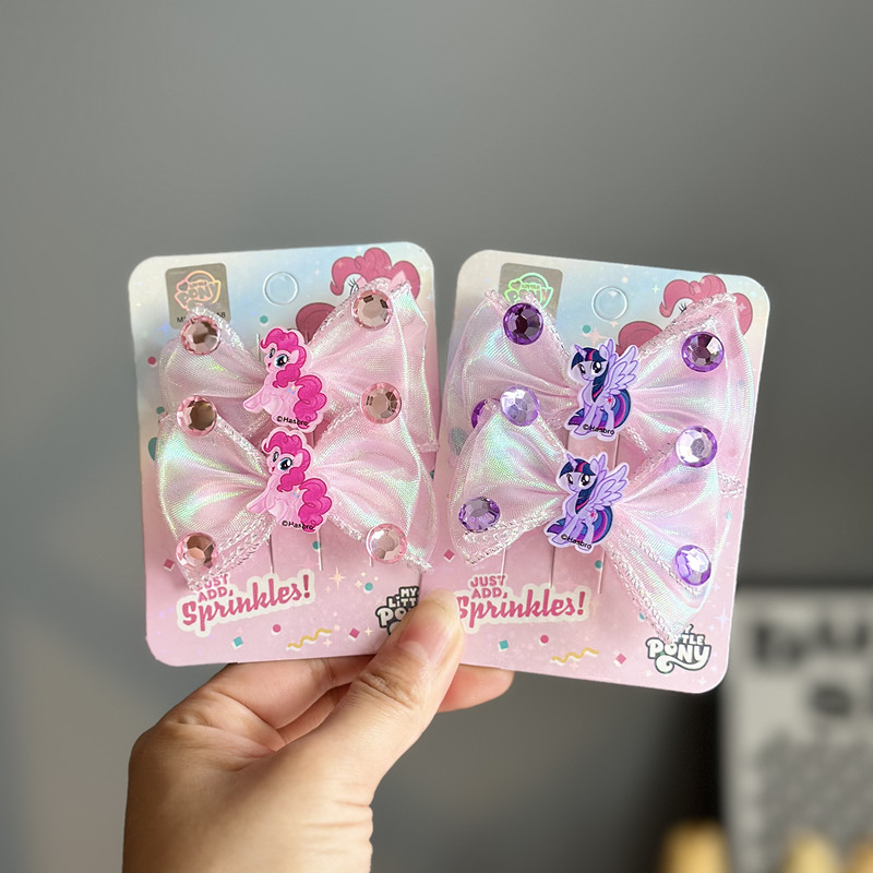 儿童公主女网纱蝴蝶结发夹头饰品
