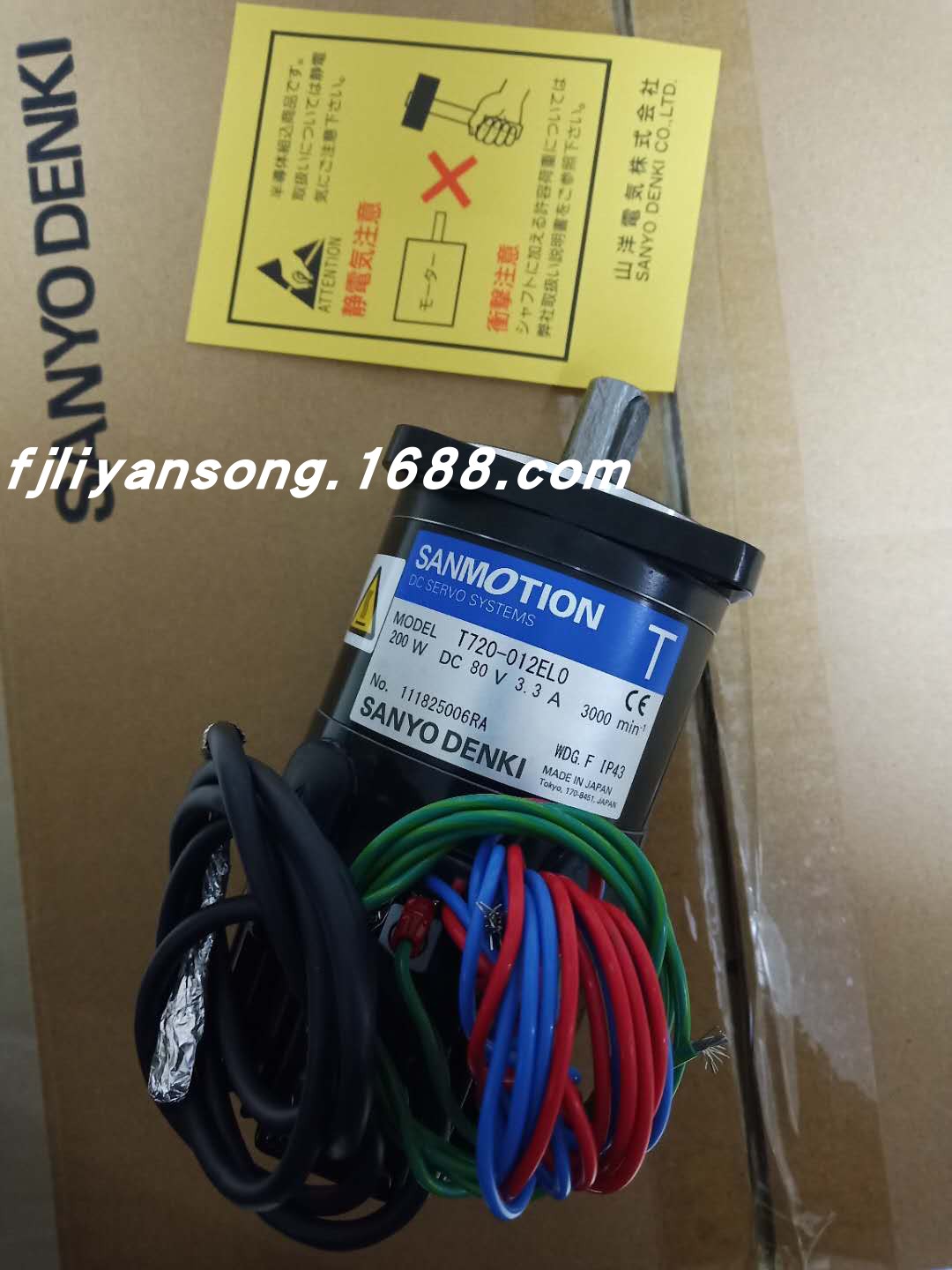 山洋电机T720-012EL0三洋马达SANMOTION SANYO DENKI T720-012ELO