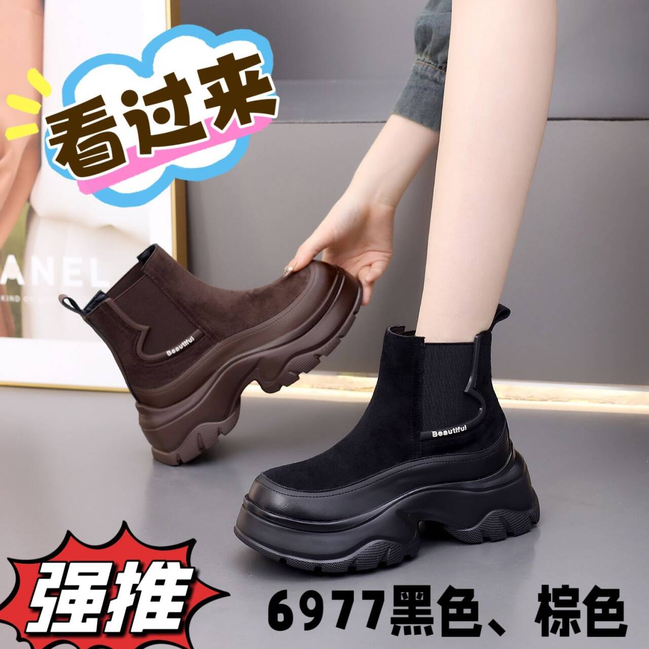 马丁靴复古英伦风马丁靴