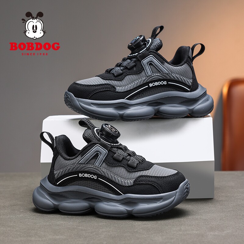 巴布豆童鞋男童运动鞋2026春季新款男孩鞋子男孩青少年儿童跑步鞋