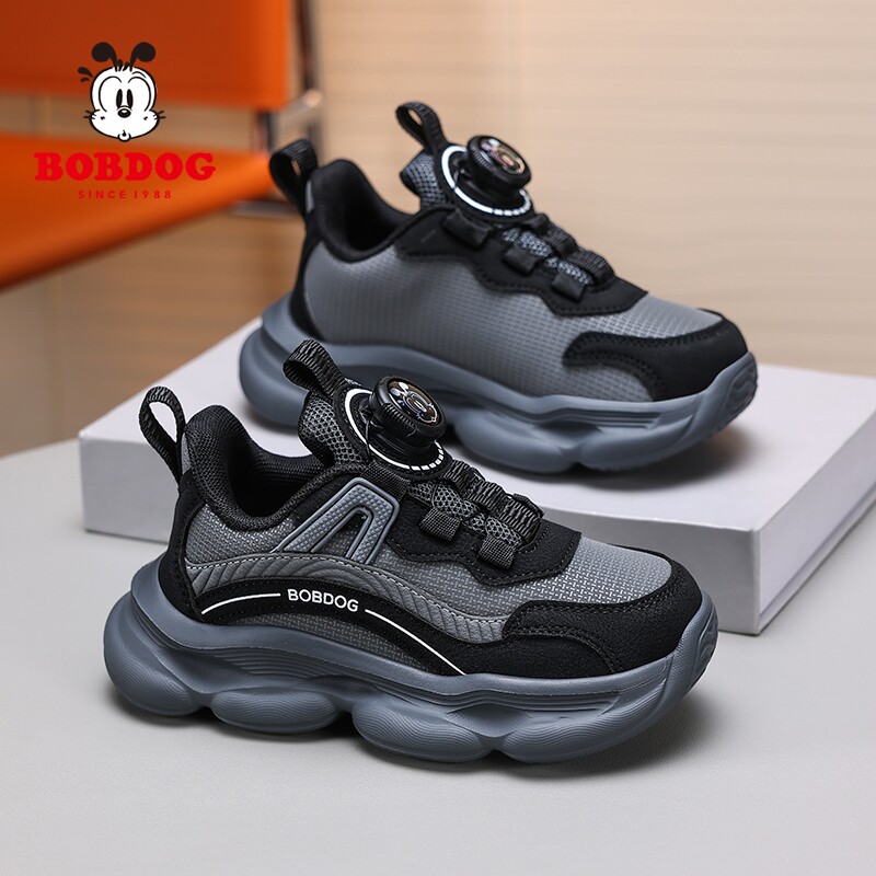 巴布豆童鞋男童运动鞋2026春季新款男孩鞋子男孩青少年儿童跑步鞋