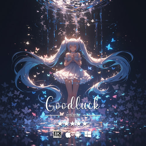 初音未来-163 虚拟歌手8K4K二次元动漫手机平板电脑高清壁纸头像