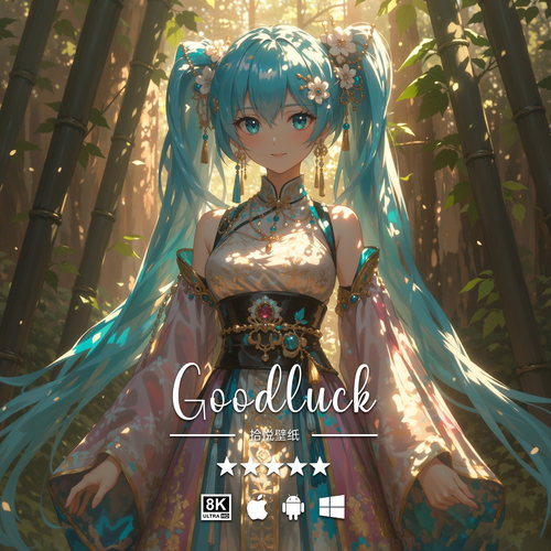 初音未来-106 虚拟歌手8K4K二次元动漫手机平板电脑高清壁纸头像