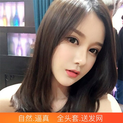 伪娘风中分齐肩女装大佬短卷发