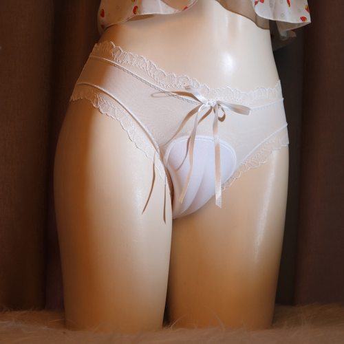 男变女纯欲无痕骆驼趾女装大佬性感伪娘隐藏jj假阴下体内裤cd变装