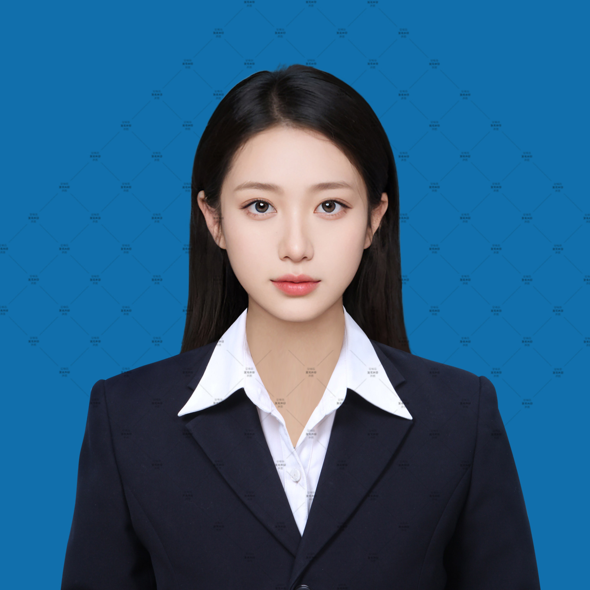 PS高清免扣服装素材证件照服装素材女士西装白衬衫素材