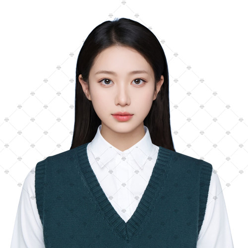 PS高清免扣服装素材证件照服装素材女士马甲衬衫素材