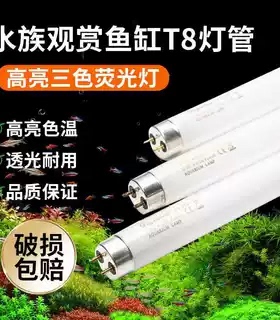森森佳宝鱼缸水草灯管T8 15W 20W 25W 30W 40W普光强光红光蓝光