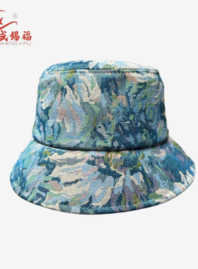 盛锡福夏季女款时尚折叠渔夫帽