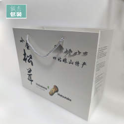 小金松茸手提袋2026年新款2斤1公斤四姑娘山纸袋礼品袋包装袋空袋