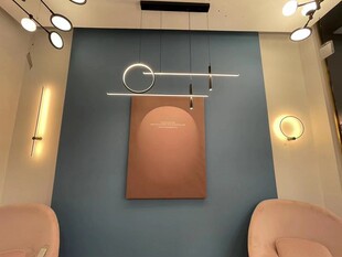 新品 安装 轨迹系列 饰壁灯 餐厅吊灯装 线下实体店专卖灯具