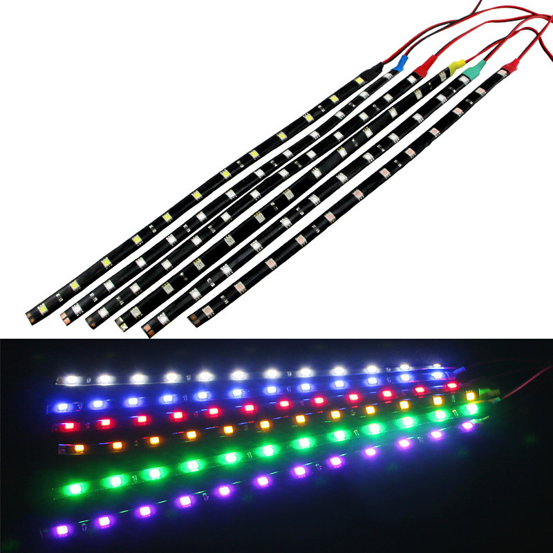 mua đèn xi nhan xe máy Xe 12v dải ánh sáng mềm mại xe LED dải ánh sáng nội thất ô tô ánh sáng trang trí dải mềm ánh sáng 5050 vá ánh sáng khung xe ánh sáng bên xi nhan cam wave đèn nhan exciter 150