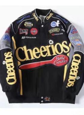 DUDACK潮牌男女宽松棒球服刺绣秋冬外套加厚夹克