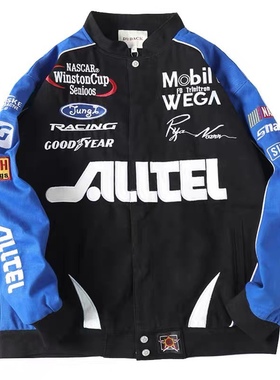 杜戴克vintage棒球服新美式男女款夹克tt同款外套机车服潮牌外套