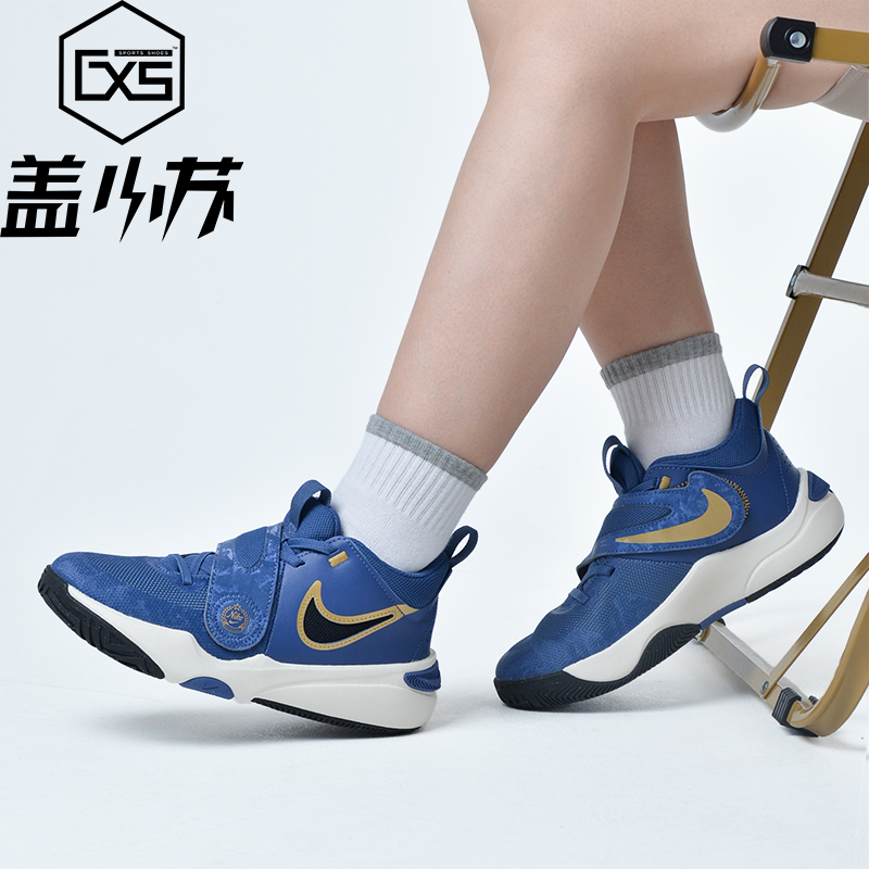 Nike缓震女子系带蓝色运动鞋新款