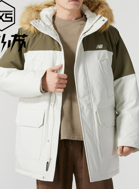 New Balance NB24年新款男款连帽长款羽绒服AMJ44300-CIC/SOT/BK