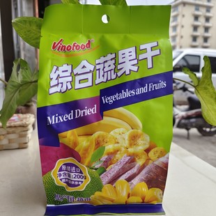 越南vinofood综合蔬果干200克越农酥甜即食干脆片休菠萝蜜闲