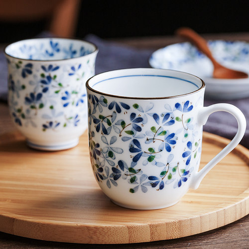 陶趣居 日本光峰陶瓷杯茶杯 日式咖啡杯马克水杯釉下彩喝茶的杯子 - 封面