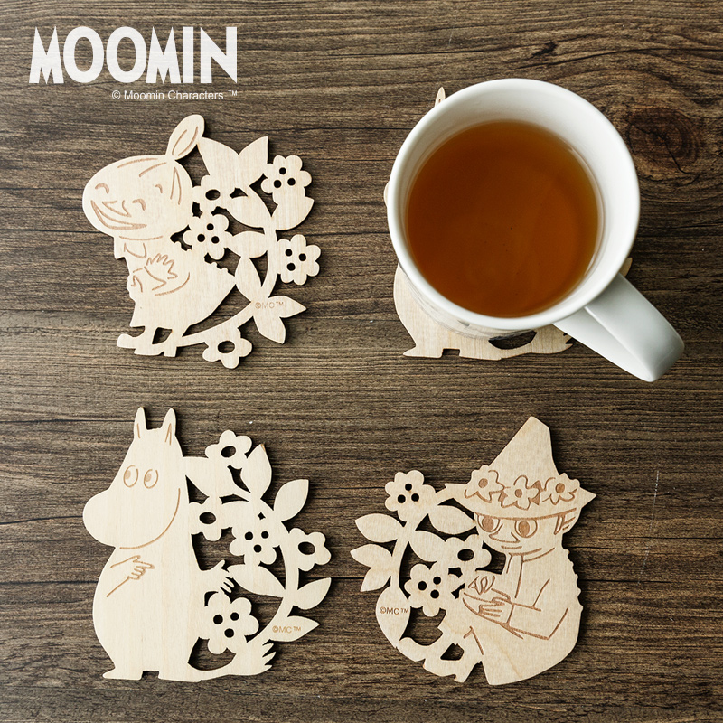 芬兰姆明moomin杯垫原