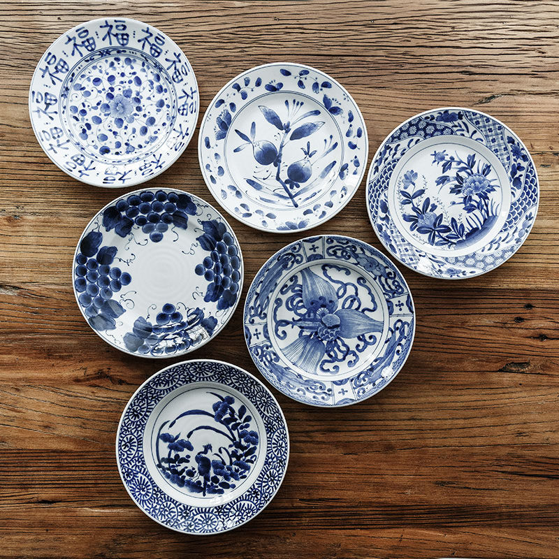 蓝凛堂9.3英寸釉下彩青花大深盘