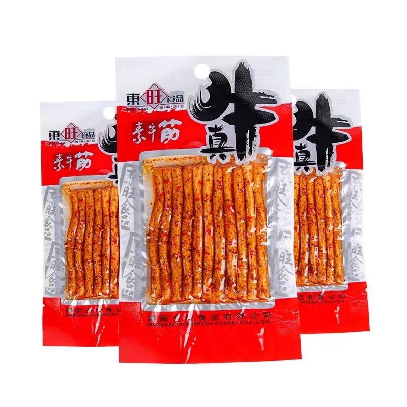 东旺真牛素牛筋31g顶牛素面筋辣条怀旧麻辣湖南特产经典零食