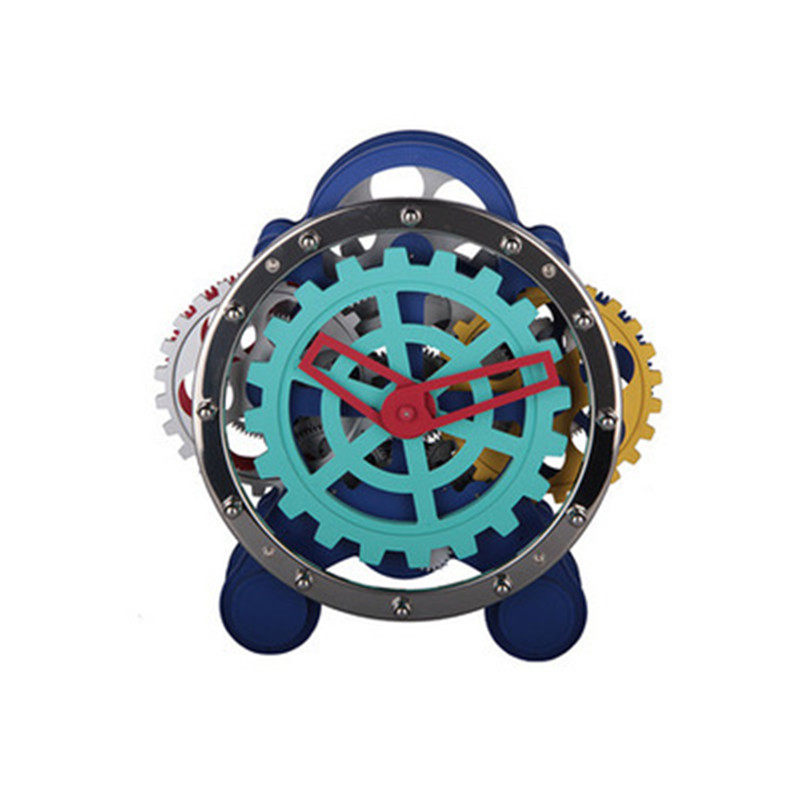 GENUINE MIAOKE BRAND CREATIVE CLOCK TABLE GEAR CLOCK QUARTZ CLOCK COLOR GEAR CLOCK MECHANICAL CLOCK SILENT CLOCK